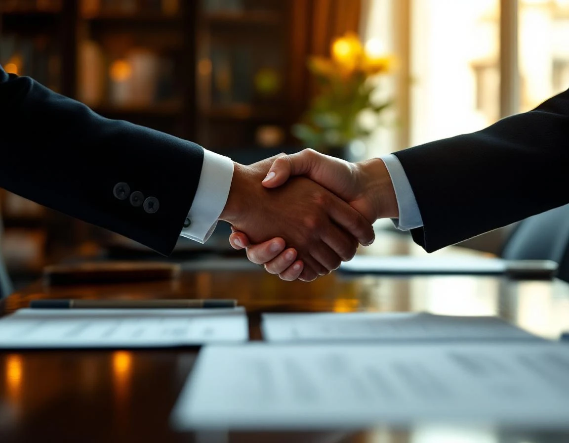 Réunion d'associés en cabinet d'avocats